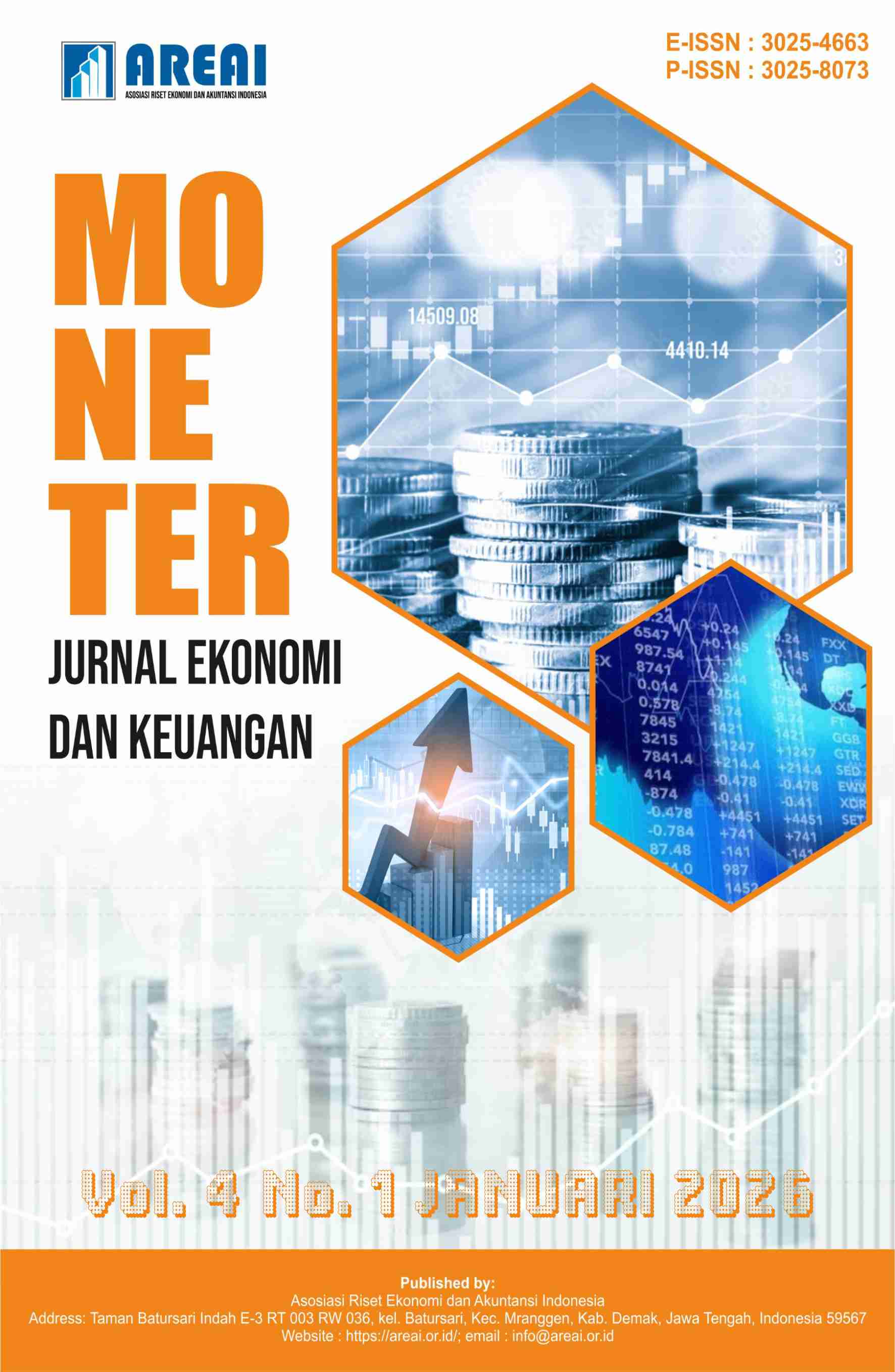 					View Vol. 4 No. 1 (2026): Januari : Moneter : Jurnal Ekonomi dan Keuangan
				