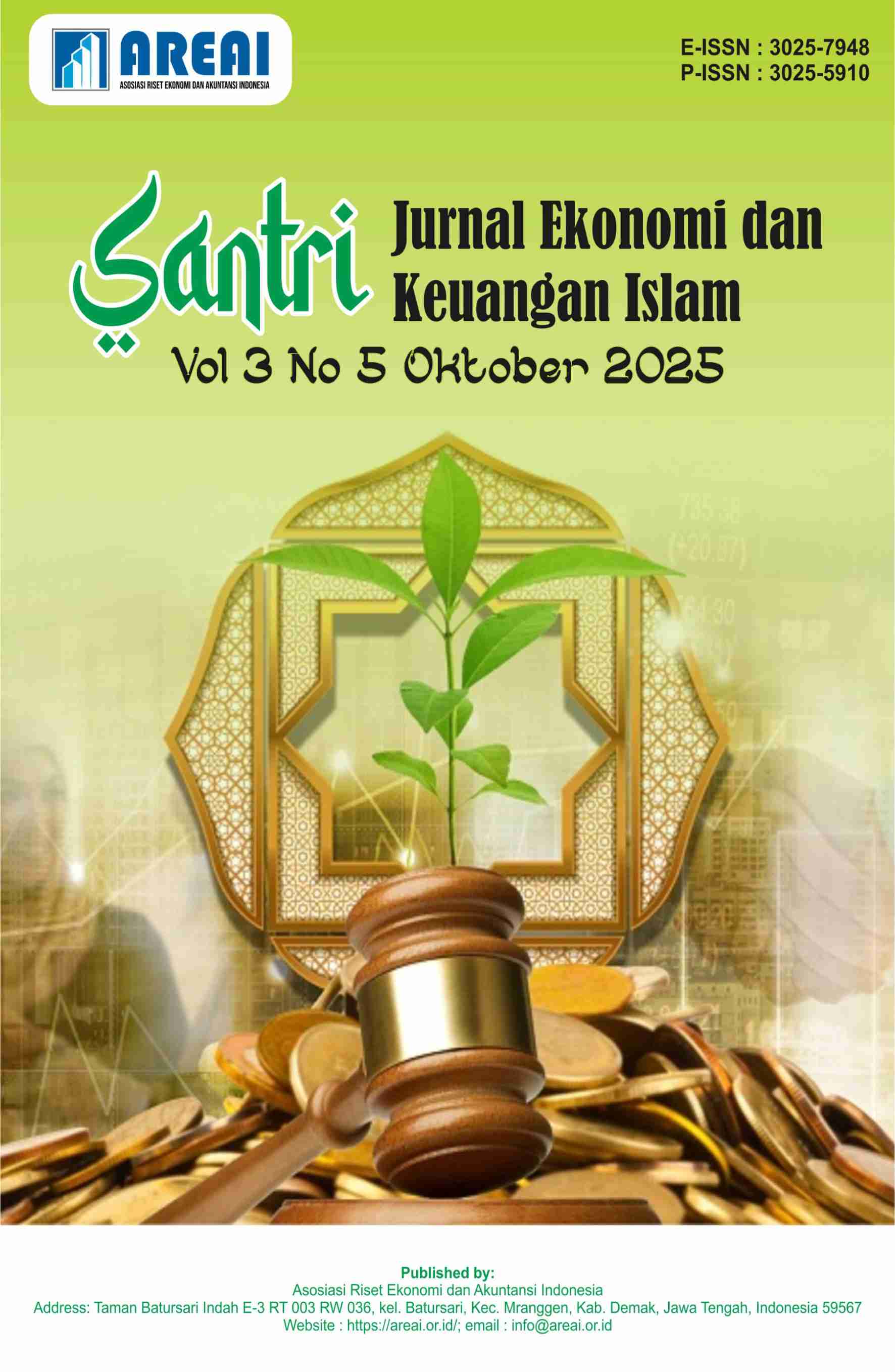 					View Vol. 4 No. 1 (2026): Februari : SANTRI : Jurnal Ekonomi dan Keuangan Islam
				