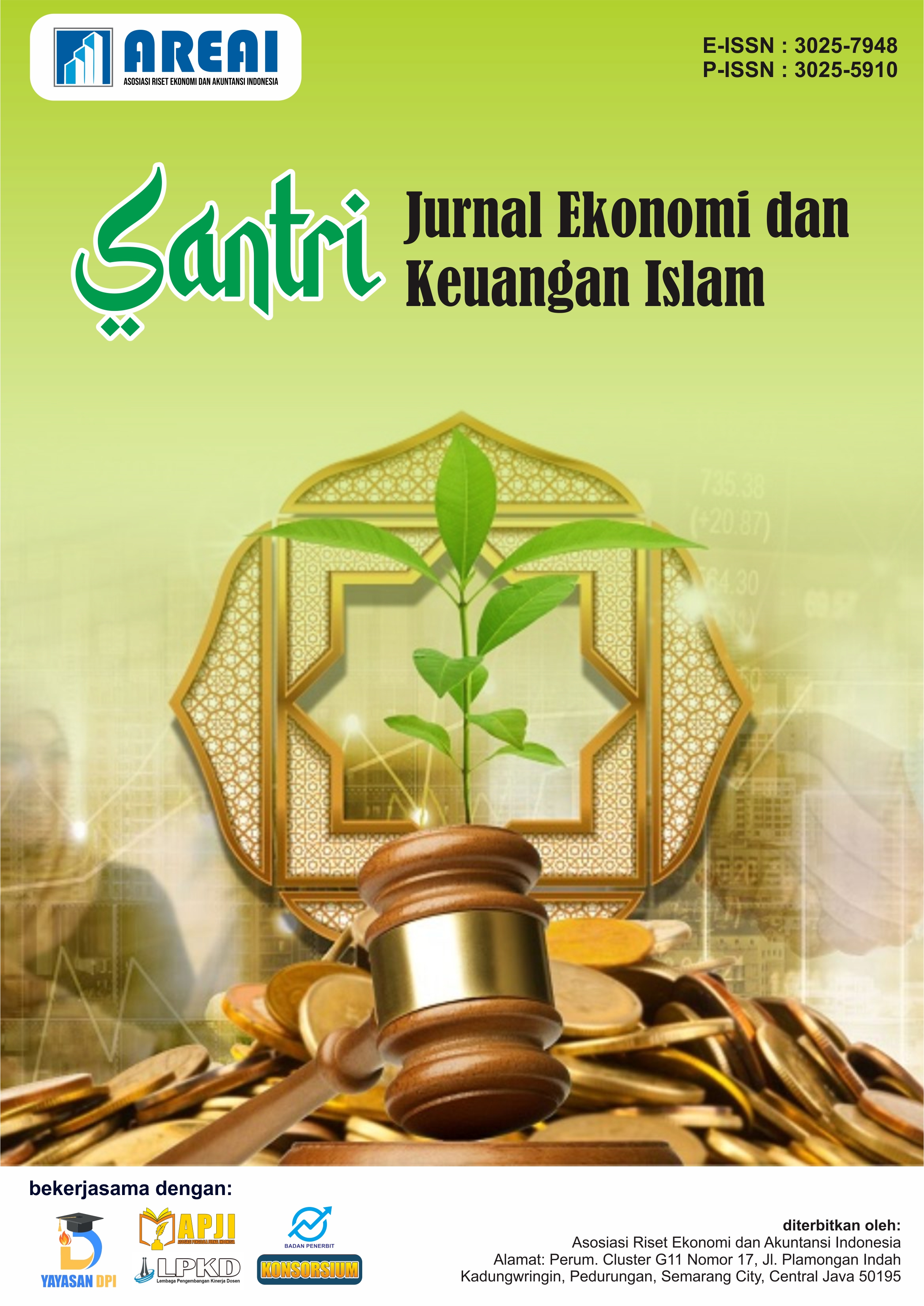 					View Vol. 2 No. 4 (2024): Agustus :  SANTRI : Jurnal Ekonomi dan Keuangan Islam
				